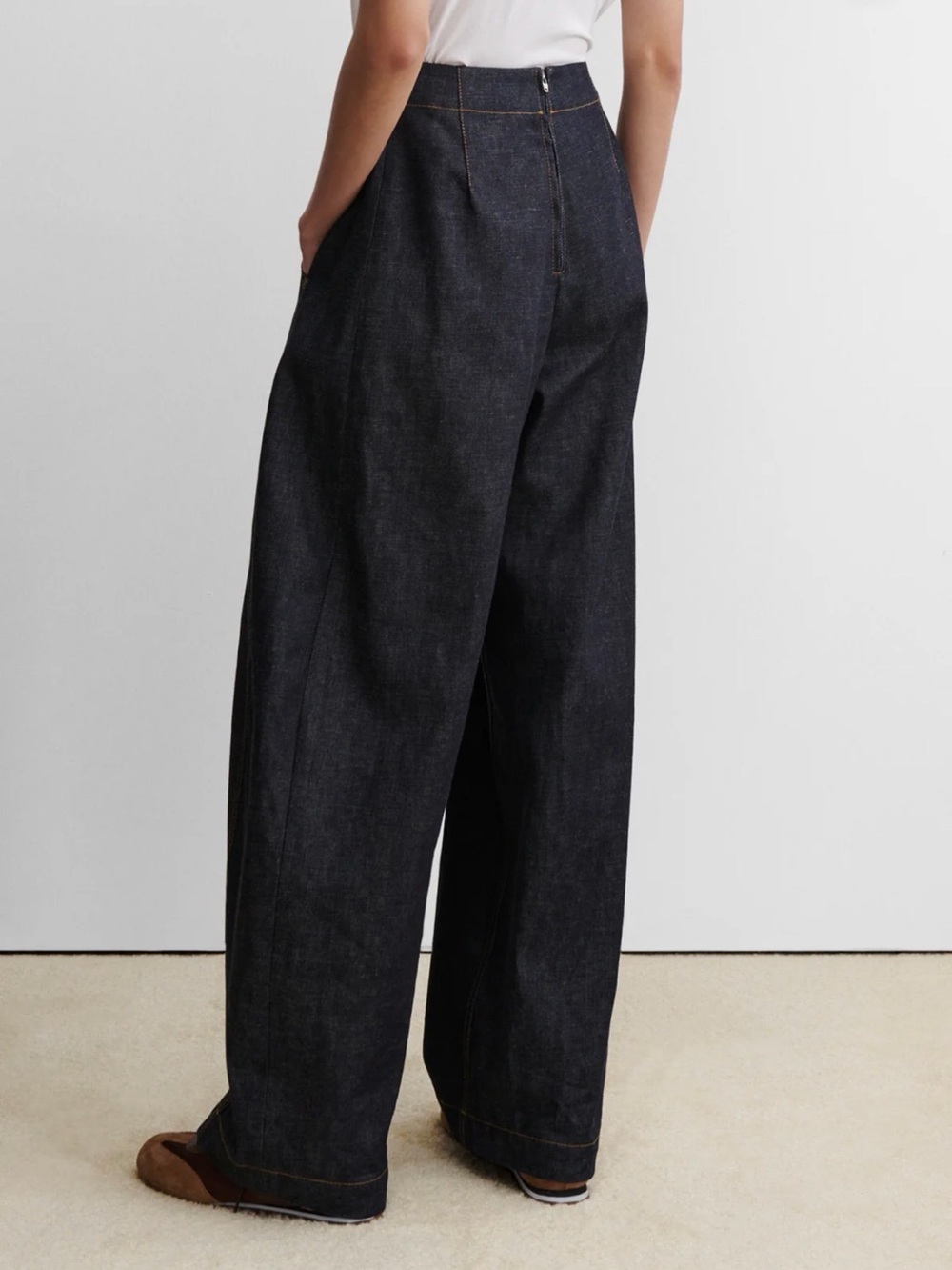 Rachel Comey Raw Denim Tany Pants - Picture 4 of 14